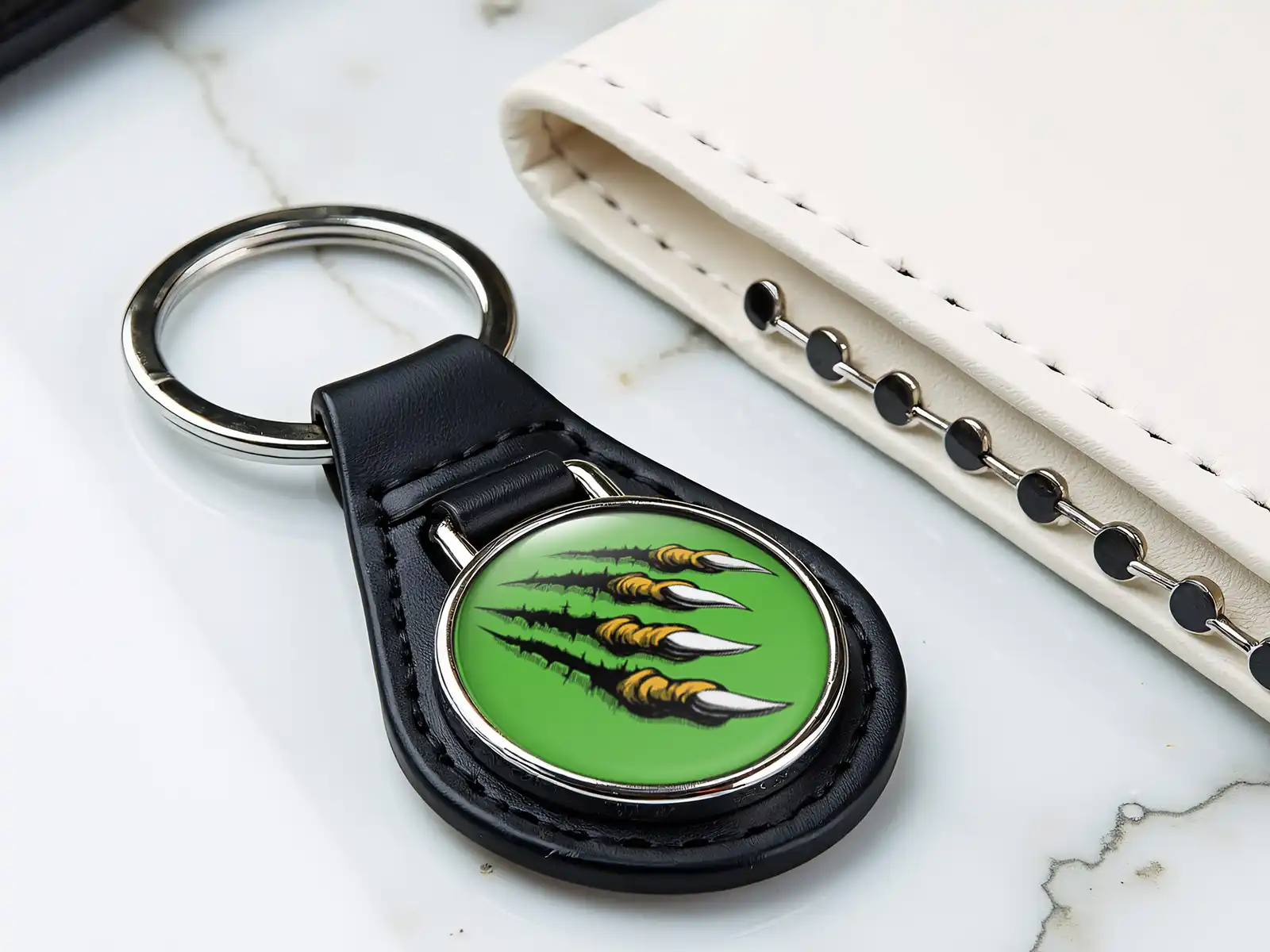 Best Keychain High-End Glossy Racing Shape S